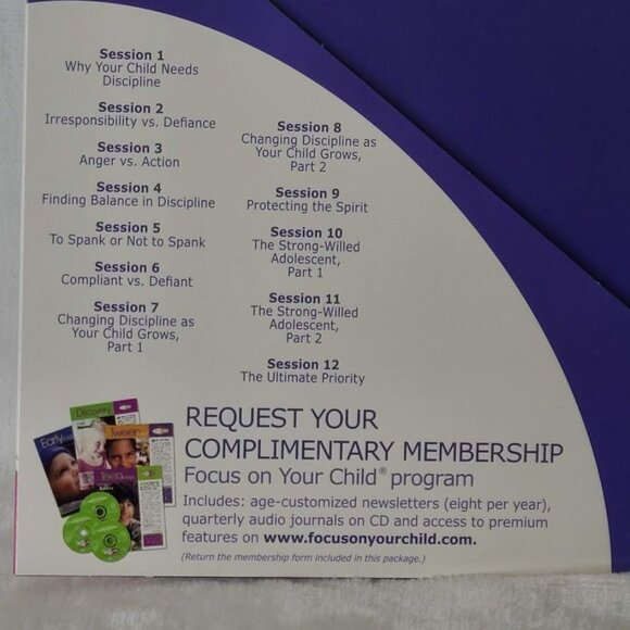 Dr James Dobson Your Child Essentials of Discipline DVD Set Focus on the Family - Picture 7 of 12